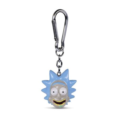 Rick and Morty 3D Keychain Portachiavi Rick 4 cm