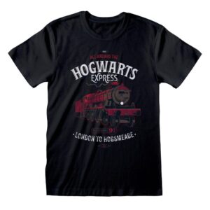 Harry Potter T-Shirt All Aboard the Hogwarts Express – Taglia / Size M – taglia: M – colore: Nero – Unisex t-shirt