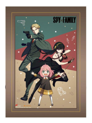 Spy x Family Wall Scroll Forger Family Fight 112 x 84 cm