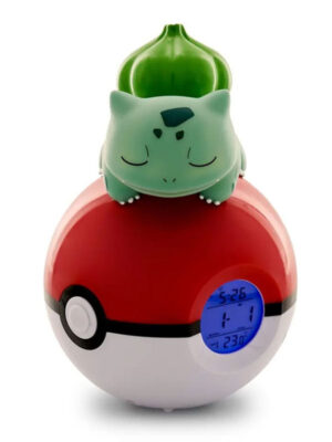 Pokémon Alarm Clock Pokeball with Light Bulbasaur 18 cm