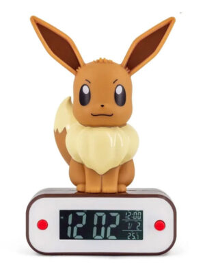 Pokémon Alarm Clock with Light Evoli 18 cm