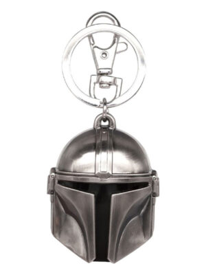 Star Wars Metal Portachiavi Mandalorian Helmet