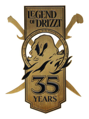 Dungeons & Dragons Metal Card 35th Anniversary Legend of Drizzt Limited Edition