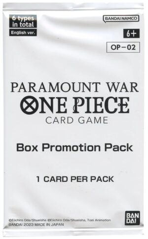 One Piece Card Game - Paramount War - Box Promotion Pack - 1 Card - ENG