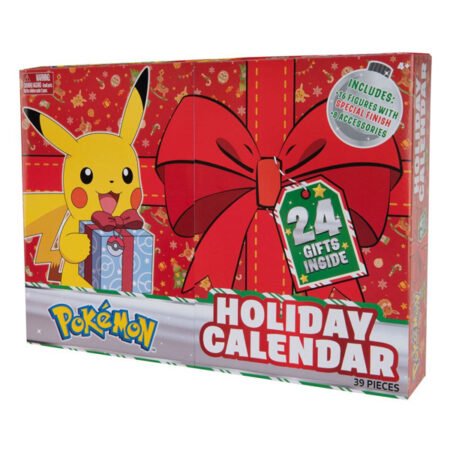 Pokémon Calendario dell'Avvento Christmas Holidays - 24 Giorni (16 Figures + 8 Decorazioni)