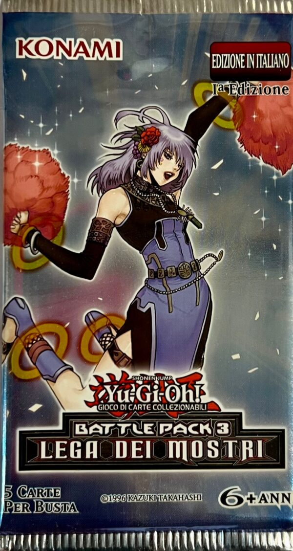 Yu-Gi-Oh! Battle Pack 3 - Lega dei Mostri - Prima Edizione - Busta Singola 5 Carte - BP03 - Artwork Freya Spirito della Vittoria