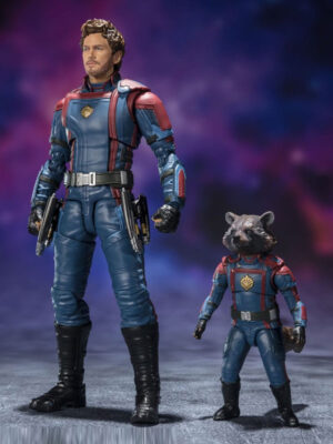 Guardiani della Galassia 3 - S.H. Figuarts Action Figures Star Lord e Rocket Raccoon 6-15 cm