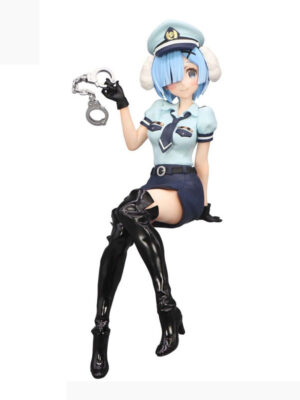 Re:Zero Starting Life in Another World Noodle Stopper PVC Statue Rem Police Officer Cap with Dog Ears 14 cm