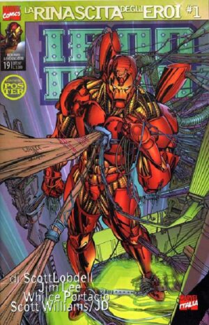 Iron Man - La Rinascita degli Eroi 1 - Iron Man & I Vendicatori 19 - Panini Comics - Italiano