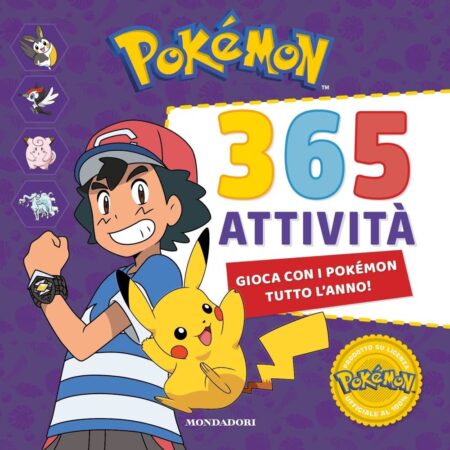 Pokemon - 365 Attività - Volume Unico - Edizione a Colori - Mondadori - Italiano