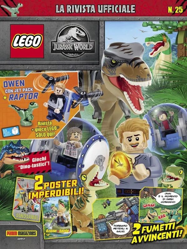 LEGO Jurassic World 25 - Super Panini 33 - Panini Comics - Italiano