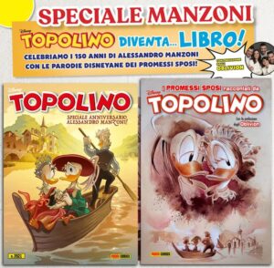 Topolino - Supertopolino 3521 + Topolibro "I Promessi Sposi Raccontati da Topolino" - Panini Comics - Italiano