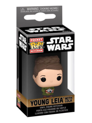 Star Wars - Funko POP! - Portachiavis 4 cm Young Leia Organa