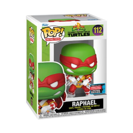 Mighty Morphin' Power Rangers / Teenage Mutant Ninja Turtles - Raphael - Funko POP! #112 - Limited Edition - Retro Toys