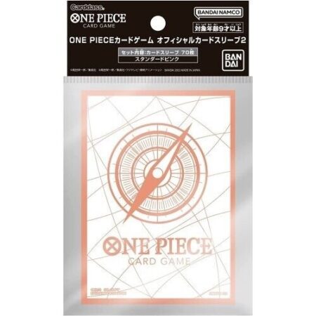 One Piece Card Game - Bustine Protettive - Card Sleeves - Log Pose - White & Pink Vol.02 - 70 sleeves