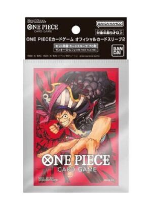 One Piece Card Game - Bustine Protettive - Card Sleeves - Monkey D. Luffy Vol.02 - 70 sleeves