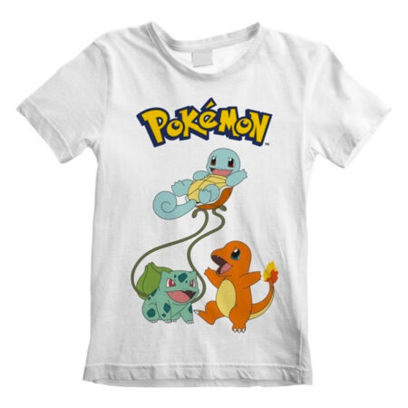 T-Shirt Maglietta per Bambini 7-8 anni - Starter Kanto