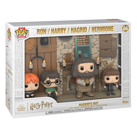 Wizarding World: Harry Potter - Hagrid's Hut - Ron / Harry / Hagrid / Hermione - Funko POP! Deluxe #04 - Moment