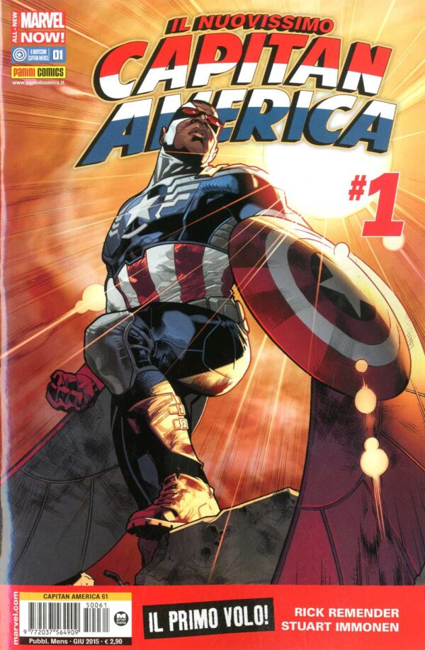 Il Nuovissimo Capitan America 1 - Capitan America 61 - Panini Comics - Italiano