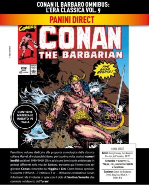 Conan il Barbaro - L'Era Marvel Vol. 9 - Italiano