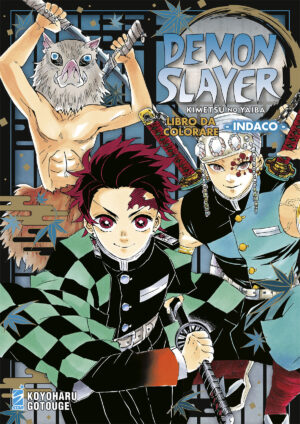 Demon Slayer - Kimetsu No Yaiba - Libro da Colorare 4 - Indaco - Edizioni Star Comics - Italiano