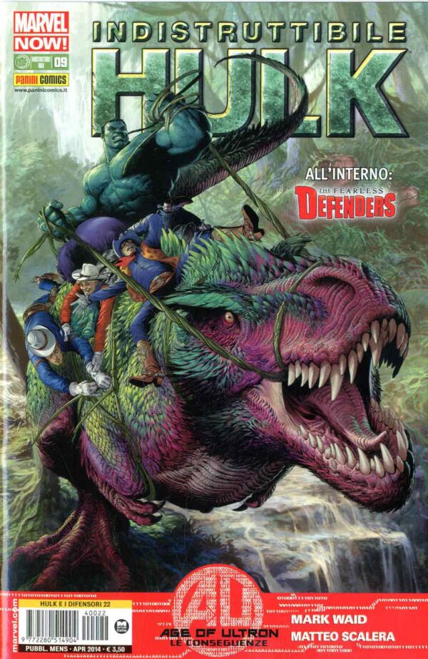 Indistruttibile Hulk 9 - Hulk e i Difensori 22 - Panini Comics - Italiano