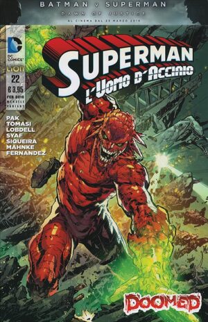 Superman - L'Uomo d'Acciaio 22 - Variant - RW Lion - Italiano