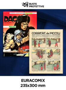 Eruracomix – 235×300 – Buste Protettive Fumetti – Confezione da 100 fumetto buste-protettive