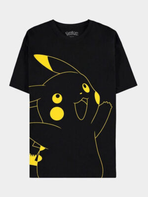 Pokemon - T-Shirt - Pikachu Outline - Tagia L - taglia: l - Unisex