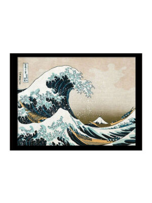 Hokusai - The Great Wave Off - Kanagawa Collector - Stampa Incorniciata