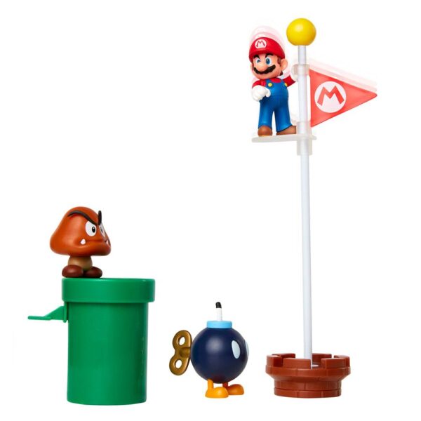 World of Nintendo Super Mario Acorn Plains Diorama Set