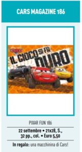 Cars Magazine 186 – Pixar Fun 186 – Panini Comics – Italiano fumetto graphic-novel