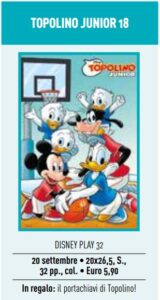 Topolino Junior 18 – Disney Play 32 – Panini Comics – Italiano fumetto news