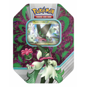 Tin da Collezione Partner di Paldea Meowscarada EX Pokémon Scarlatto e Violetto fumetto confezioni-carte