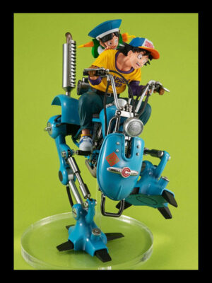 Dragonball Z -  Son Goku Son Gohan Robot with two legs 20 cm - Desktop Real McCoy EX PVC Diorama