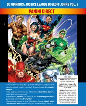 Justice League di Geoff Johns Vol. 1 - DC Omnibus - Panini Comics - Italiano