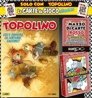 Topolino - Supertopolino 3532 + Mazzo di Carte Rosso - Panini Comics - Italiano
