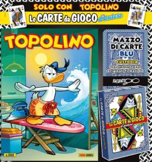 Topolino - Supertopolino 3533 + Mazzo di Carte Blu - Panini Comics - Italiano