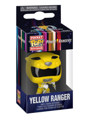 Power Rangers - Yellow Ranger - Portachiavi Funko POP!