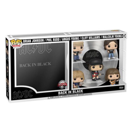 AC/DC - Back in Black - Brian Johnson / Phil Rudd / Angus Young / Cliff Williams / Malcolm Young - Funko POP! #17 - Albums