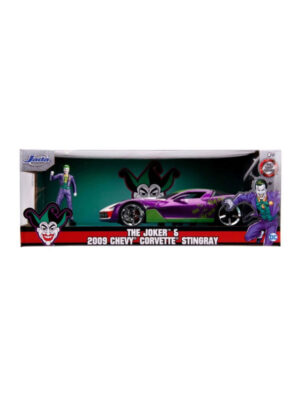DC Comics - Joker 2009 Chevy Corvette Stingray - Diecast Model 1/24