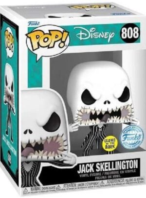 Disney - Jack Skellington - Funko POP! #808 - Glows in the Dark - Special Edition - Disney