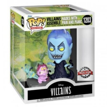 Disney Villains - Villains Assemble: Hades with Pain and Panic - Funko POP! #1203 - Special Edition - Deluxe