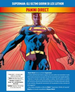 Superman – Gli Ultimi Giorni di Lex Luthor – DC Black Label Complete Collection – Panini Comics – Italiano news