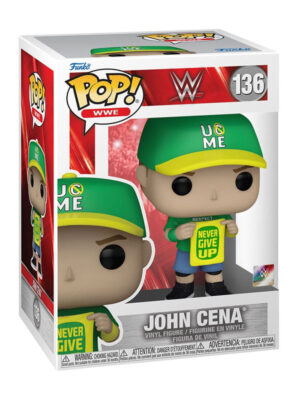 WWE - John Cena (Never Give Up) 9 cm - Funko POP! Vinyl #136 - Wwe