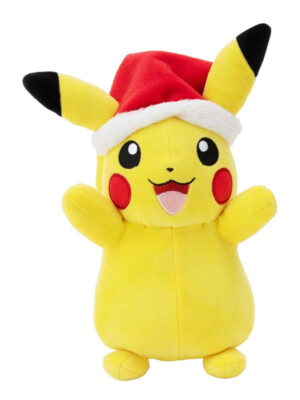 Pokémon - Winter Pikachu with Christmas Hat 20 cm - Peluche Figure