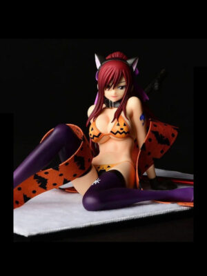 Fairy Tail - Erza Scarlet - Halloween CAT Gravure Style 13 cm - Statue 1/6
