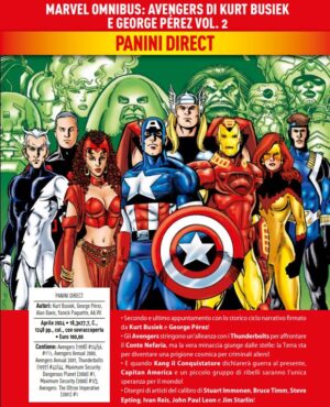 Avengers di Kurt Busiek e George Pérez Vol. 2 - Marvel Omnibus - Panini Comics - Italiano