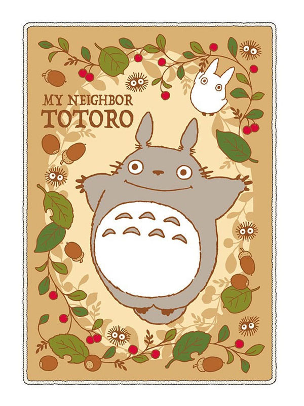 Coperta in Pile - Studio Ghibli - Il Mio Vicino Totoro - Rosa Canina e  Nocciole 200 x 140 cm - MyComics