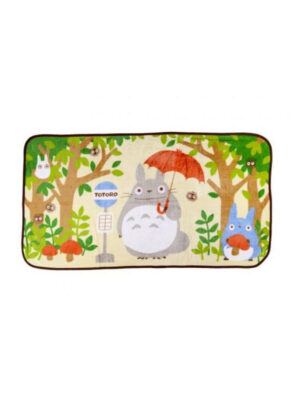 Coperta in pile - Studio Ghibli - Il mio vicino Totoro - Fermata dell'autobus Totoro 80 x 150 cm